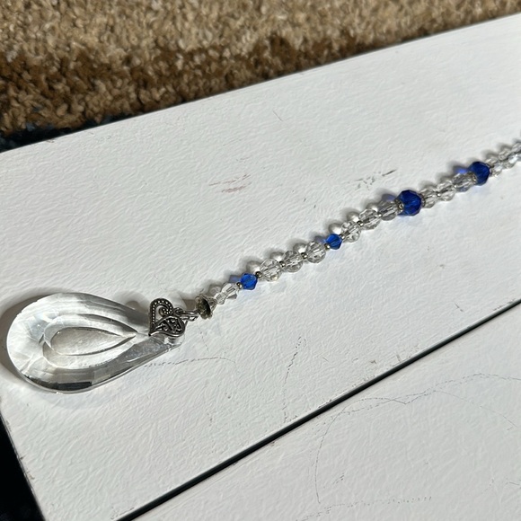 Angel's Rainbows 🌈 Born From Loss Suncatchers Angel Wings & Heart Blue and Clear - Picture 9 of 11